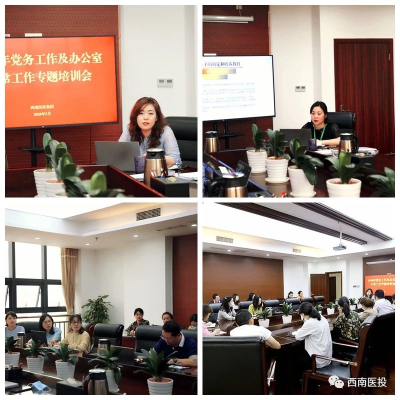 多舉措夯實業(yè)務基礎，高質量助推能力提升—西南醫(yī)投集團舉辦黨建及辦公系統(tǒng)實務操作專題培訓會