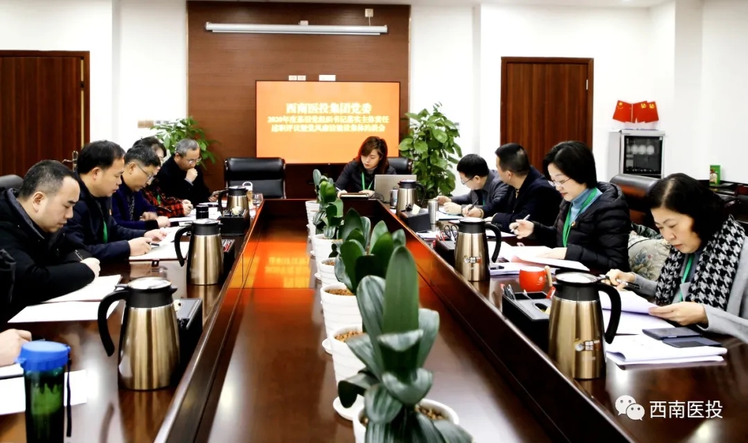 西南醫(yī)投集團黨委召開2020年度基層黨組織書記落實主體責任述職評議暨黨風廉潔建設(shè)集體約談會